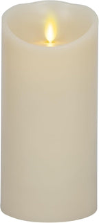 Darice LM357B 7-Inch Ivory Flameless Pillar Candle