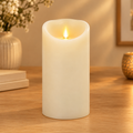 Darice LM357B 7-Inch Ivory Flameless Pillar Candle